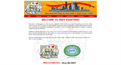 Desktop Screenshot of indypainting.net